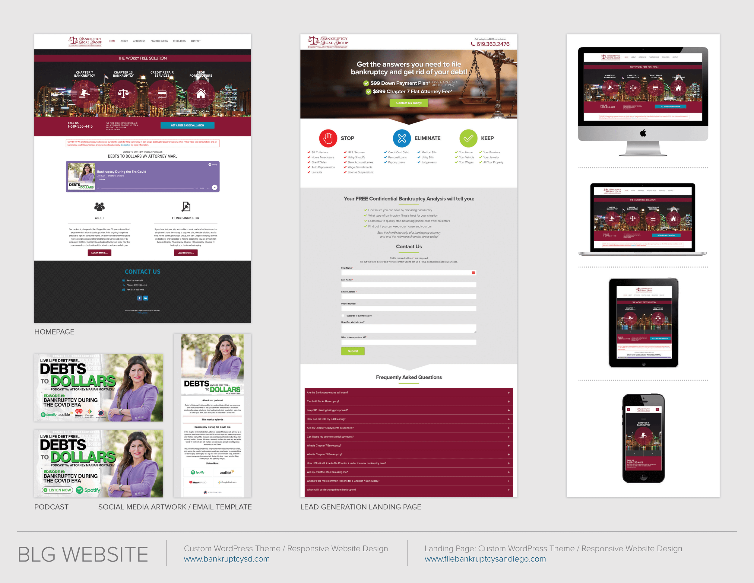 Bankruptcy Legal Group Website